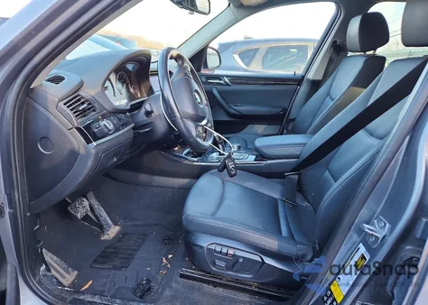 2017 BMW X3 xDrive28I from USA, damaged, VIN 5UXWX9C54H0T00247